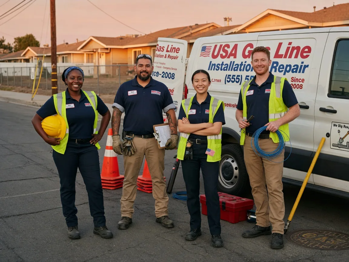 Gas Line Installation company in Little America, WY